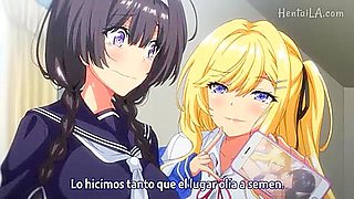 The innocent girl who was tricked by the slut also started to trick him herself.