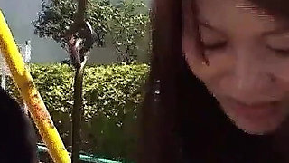 Skinny Asian mature with hairy pussy banged by stepdad at casting