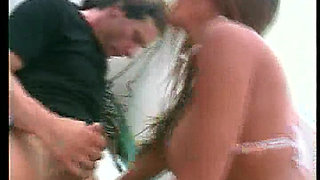 Smoking Hot Chick Gets Double Penetrated on the Boat