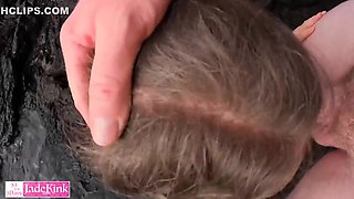 Jade Kink In Cumslut Deepthroat Gagging And Facial Near Beach