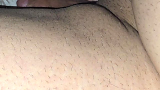 Step mom Controls step son Cock and Moans while handjob him in bed