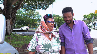 Extreme Fat Belly Mature Ass Fucked While Driving