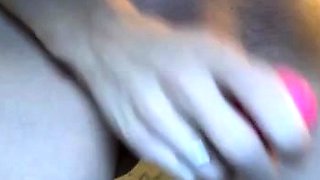 Close up with teen blonde sex doll rubbing her cunt