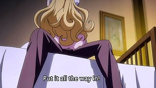 Blonde maid serves creamy morning ride in vintage uniform