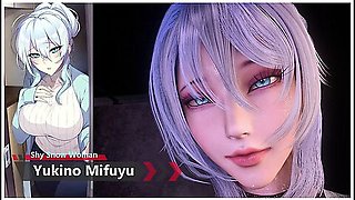 Shy Snow Woman - Yukino Mifuyu Restroom - Short Version
