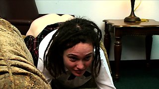 Spanking fantasy for a sexy ass in a bdsm night