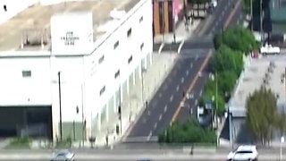 Blonde MILF Squirts While Riding Cock on Rooftop