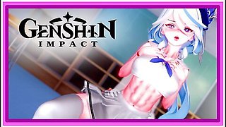 Genshin Impact - Focalors In School Uniform