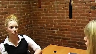 Blonde fetish slut spanked with passion