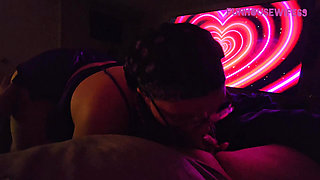 Giving Head and Jerking Him off Till He Cumms in My Mouth