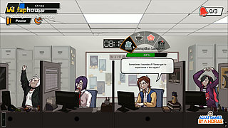 Femboy Ghost Gameplay Part 1 - Discreet Masturbation at Work