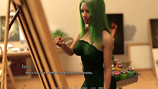 Taboo University - Green Haired Feminist Begs Me to Skull Fuck Her with My Big White Cock