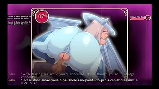 Japanese Shemale Angel's FUTA Dungeon Quest: Huge Tits Drain My Hard Dick in Episode 8
