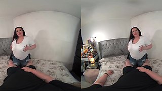 Gorgeous BBW VR exciting porn video