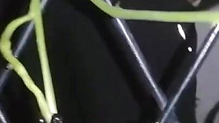 Found an Old Desi Woman Peeing Under Staircase and Punished