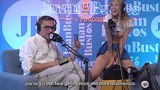 Better Than Her Toys! Mollysmith Squirts All Over the Sybian Machine on Juan Bustos Podcast