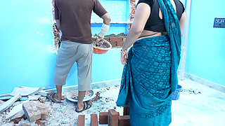 Mechanic Taught Landlady to Work, Peer Mistress Mason in Hindi Voice