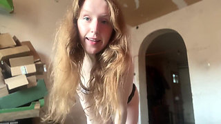 Striptease and Masturbation with My Dildo