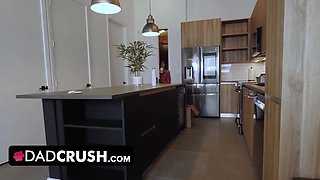 Dirty Old Stepdad Makes His Stepdaughter Work Her Teen Pussy off to Let Her Take the Car - TeamSkeet