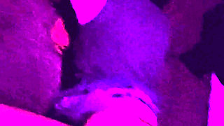 My stepsister wears a short skirt without panties I lift her up and fuck her on all fours while she moans