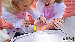 Yammy Funny Bunnies Alice Merches And Sadie Hartz In Threesome Sex