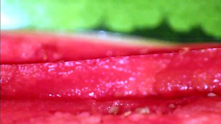Muscular Stud Fucks and Cums on Watermelon