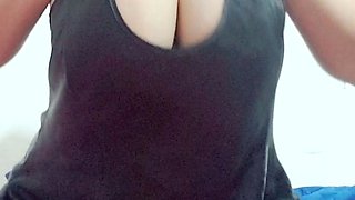 Great Big Boobs On Masturbating Redhead