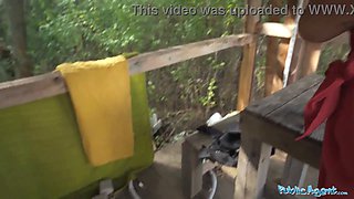 Public agent - french cougar with sexy bum and big natural melons