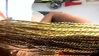 Devilish muscled amateurs strip and caught on camera jerking