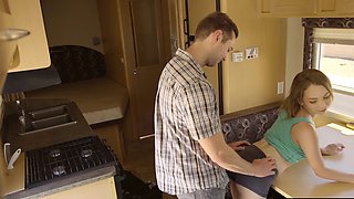 Bisexual hottie fuck BF and teen stepsis