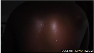 Sean Michaels, Rico Strong And Cherie Deville In Gets Gangbanged By Big Black Cocks