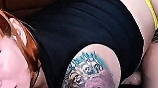 Hottie Doing the Best Blowjob and Swallows All Milk at the End