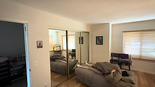 190cm 100kg Chinese Stud Gets Blowjob on the Balcony and Fucks Chinese Slut in the Bedroom