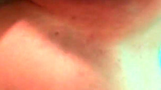 Cute teen gives head to the black dude while loves to watching her