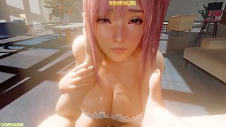 Dead or Alive - Honoka The movie WM Ver 2 Voice Color Grading (Sound) By LazyProcrast Animation 3D Hentai