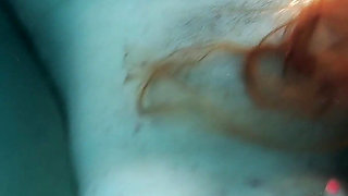Underwater Outdoor Pool Sex with Long Hair Redhead Rapunzel MILF