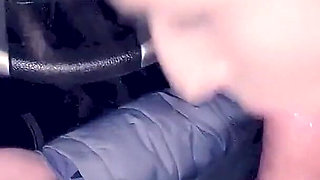 Cuckold sits at home while his wife blows her boyfriend outside the gym and sends videos.