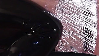 Slave in Plastic Wrap Bondage Gets a Cruel CBT