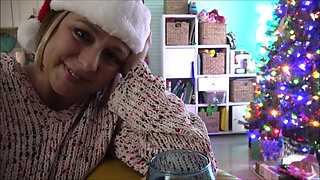 Alone on Christmas with Big Tit Step Mom - Brianna Beach - Alex Adams