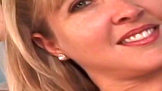 Big Tit MILF Hottie Spreads Wide