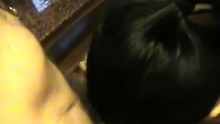 Filipina Amateur Gives a Quick Blowjob and Handjob