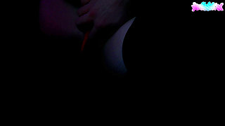 Thick gamer babe rolling eyes during passionate rainy day creampie
