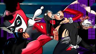 Joker and Harley Quinn manga porn parody