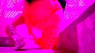 Artemisia Love Wearing High Heels Outdoor and Smoking a Cigarette