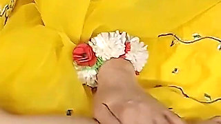 Mehndi Night Beautiful Handjob of Big Dick Devar Got by Hot Indian Bhabhi on Her Wedding on Xvideos India XXX