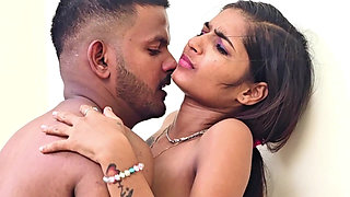 Brother-in-law made sister-in-law drink water from his big cock