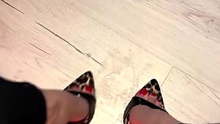 Amateur slut gangbang anal in stockings and lingerie