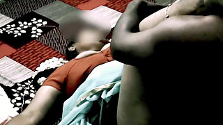 Desi Stepsister in Law in Saree Blouse After Fucked Hard in Missionary Pussy Creampied in Doggy Style