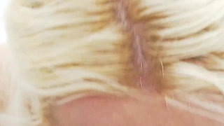 Blonde Russian Teen Daruma Rai POV Foreskin Play BBC Blowjob