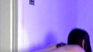 Latex slut solo anal masturbation